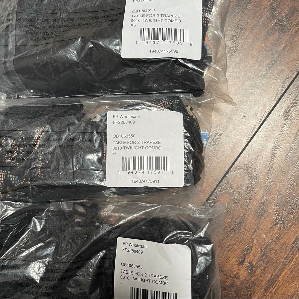 NWT Free People Table For Two Trapeze Slipdress in Twilight Combo OB1063550 - Picture 4 of 5